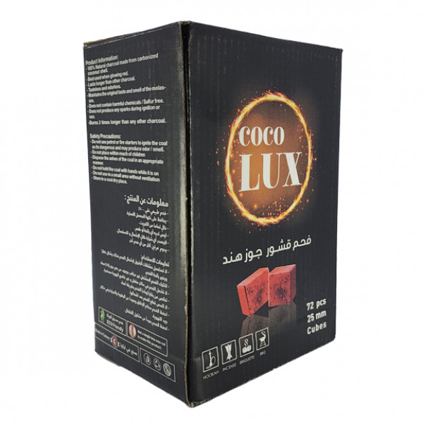 COCO LUX 25mm Charcoal 72-Pcs/Box
