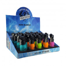 Special Blue Mini Rubber LIghters 20-Pcs/Box