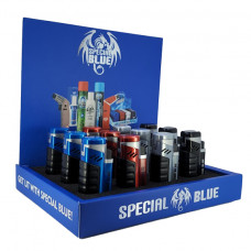Special Blue Four Torch Lighters 12-Pcs/Box