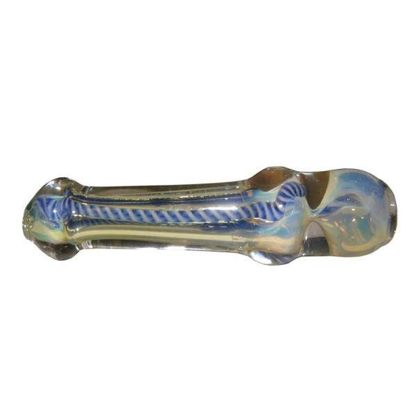Pipe Glass 3" Chillum W/Dicro In Assorted Varieties