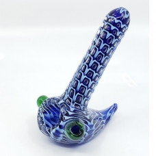 Bubble pipe with spike  4in pipe mix color