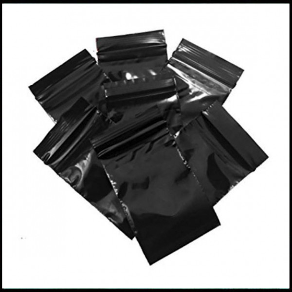 Black Zip Bag Various Sizes