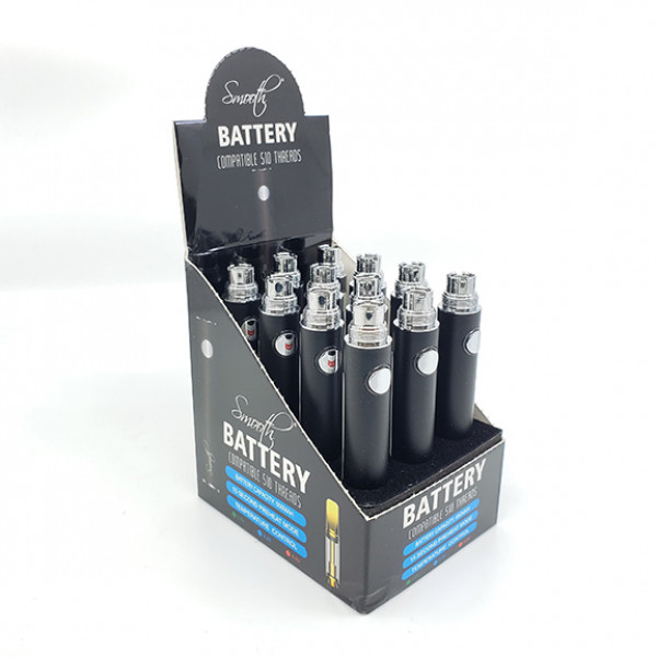 Smooth Battery 650mah black display (per box)