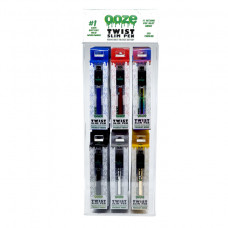 Ooze Slim Pen Twist Battery Display of 48pc