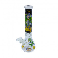Waterpipe GOG 14in Rick & Morty w/Female Joint 14.5mm 7mm