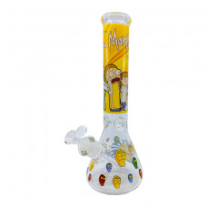 Waterpipe GOG 14in Rick & Morty w/Female Joint 14.5mm 7mm