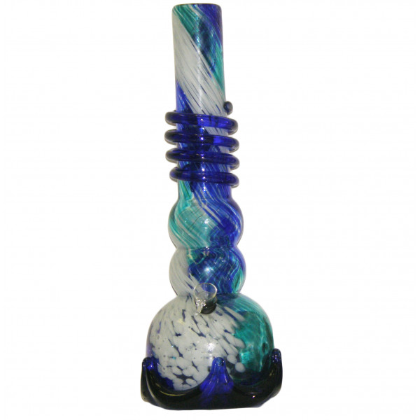 Water Pipe Soft Glass 8" Asst Colors 58190-1