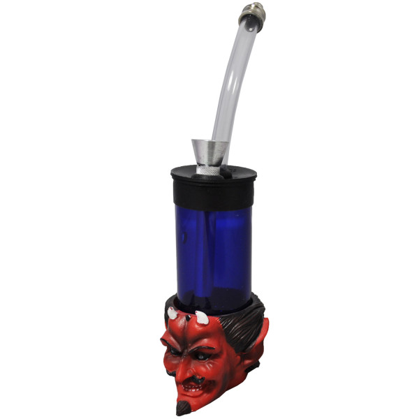 Acrylic Mini Hookah 5" with Red Devil Base