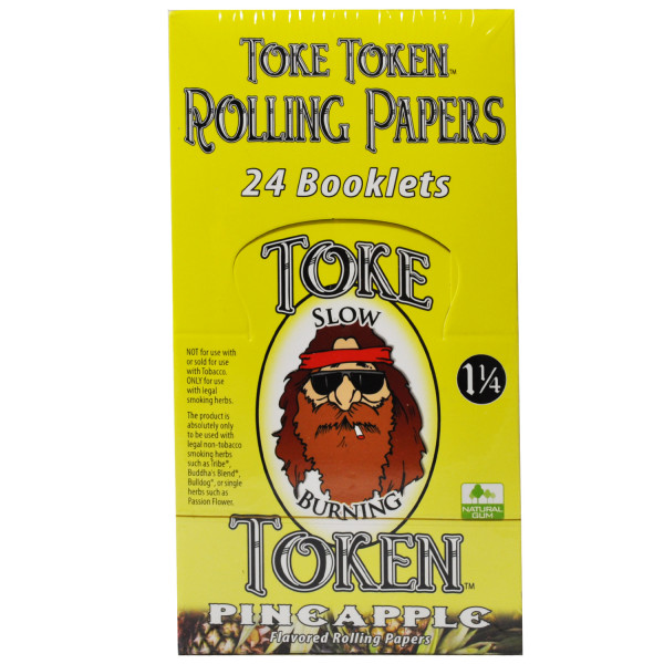 Rolling Papers Toke Token Pinapple Flavor 1 1/4