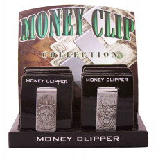 Money Clip Metal With Design.