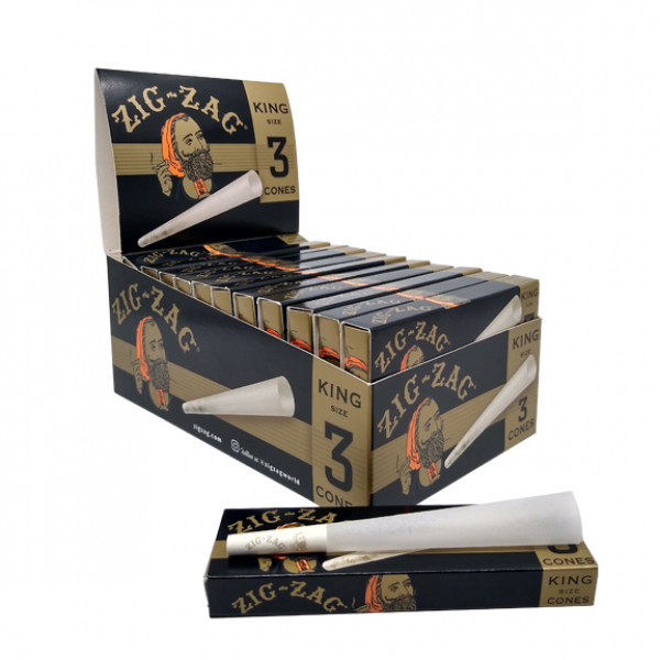 Zig zag Cone King Size 3pack 24/box