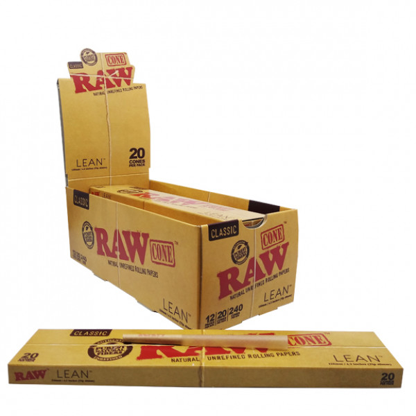Raw Classic Lean 109mm/40mm Cones 20pk