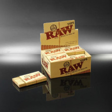 Tips Raw Natural Unbleaced Pre Rolled 20pk