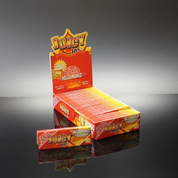 Rolling Papers Juicy Jay's 1 1/4 Mello Mango  24/box