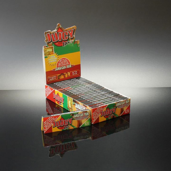 Rolling Papers Juicy Jay's 1 1/4 JAMAICAN RUM 24/box