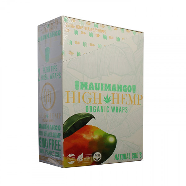 Rolling Papers High Hemp Organic Wraps Mango Flv
