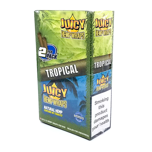 Rolling Papers Juicy Hemp Wraps Tropical