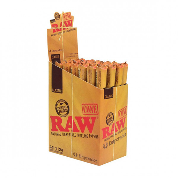 Raw Emperador Cones 24pk/Box