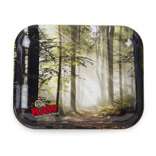 Tray Large Raw Trees Rolling Metal