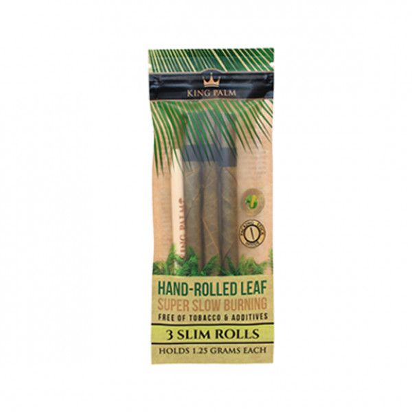 Rolling Papers King Palm Slim Rolls 3/pk 24pc