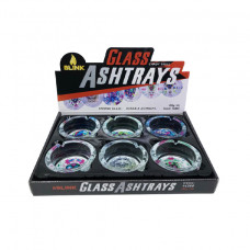 BLINK GLASS ASHTRAY-CANDY SKALL By BOX