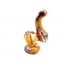 Bubbler Glass Heavy Inside Out In MultiTone &Assorted Colors