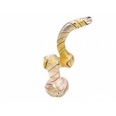 Bubbler Glass Inside Out In Assorted Multi Toned Colors