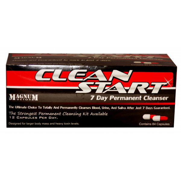 Magnum Detox Clean Start 7 Day Permanent Cleaner 84 Caps.