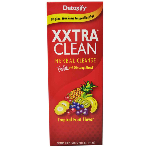 Detoxify Xxtra Clean 20oz Bottle Tropical Fruit Flavor