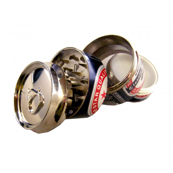 Grinder 4pc Beer With Screen In 3 Assorted Styles