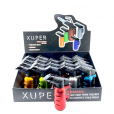 Lighter Torch Small Adjustable & Refilable Xuper 20pc/Pk