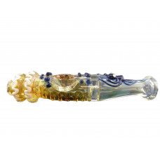 Pipe Glass Steamroller W/ Animal Design In Assorted Colors