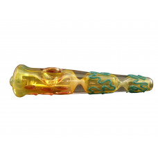 Pipe Glass Steamroller W/Design In Assorted Colors
