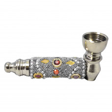 Pipe Metal 3" Decorated W/ Sequins In Asst. Design and Color