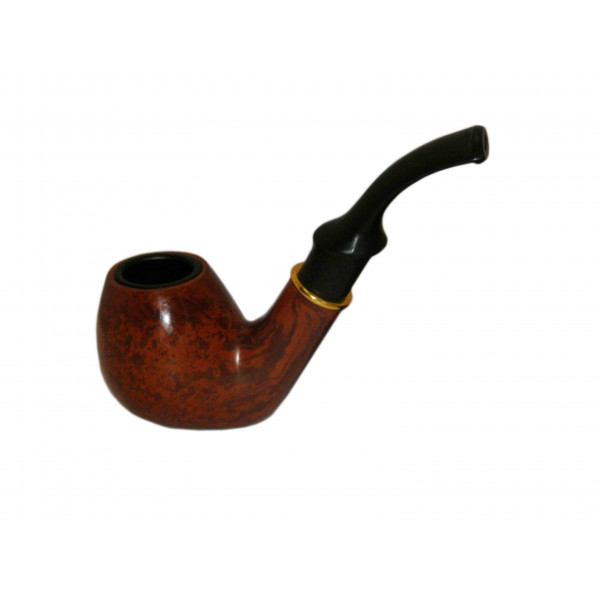 Wood Pipe W/Pouch,Box & Stand 384