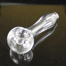Pipe Glass Concentrate Spoon Clear 3"