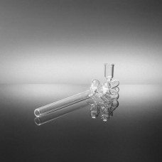 Steam Roller Glass Clear 2 Bubble 8" (2-1)