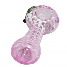 Pipe Glass Pink Web Design  3" I/O