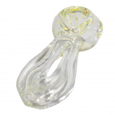 Pipe Glass Mushroom Style w/Whole  3" I/O