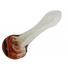 Pipe Glass 4" Clear Handle w/Colored Top