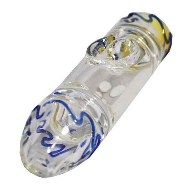 Steam Roller Glass 4" Clear