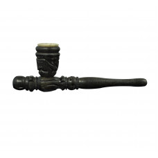 Pipe Wood 5" In Black Color Hand Crafted Design