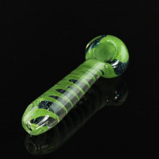 Pipe Glass 5" Fancy Round Dicro