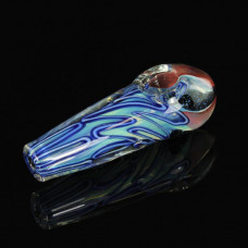 Pipe Glass 4" Color Changing Spoon w/Dicro
