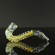 Pipe Glass 5" Twisted Sherlock Asst. Color