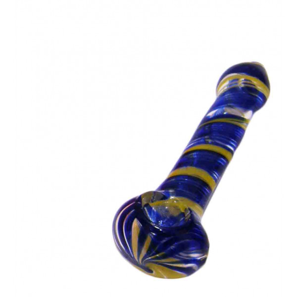 Pipe Glass 4" I/O In Assorted Designs And Colors** DISCONTIN