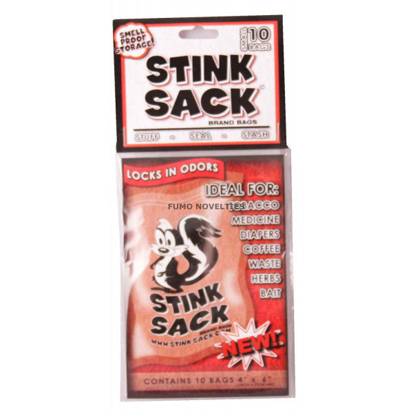Stink Sack 4x6'  10 Bags Smell Proof