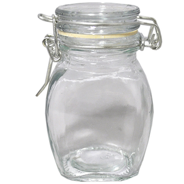 Glass Jar clear 3.5"