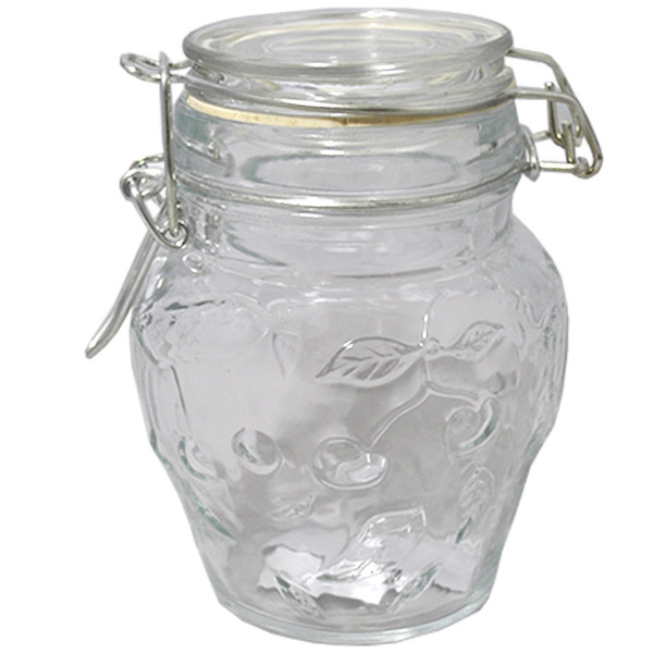 Glass Jar Clear 4.25"