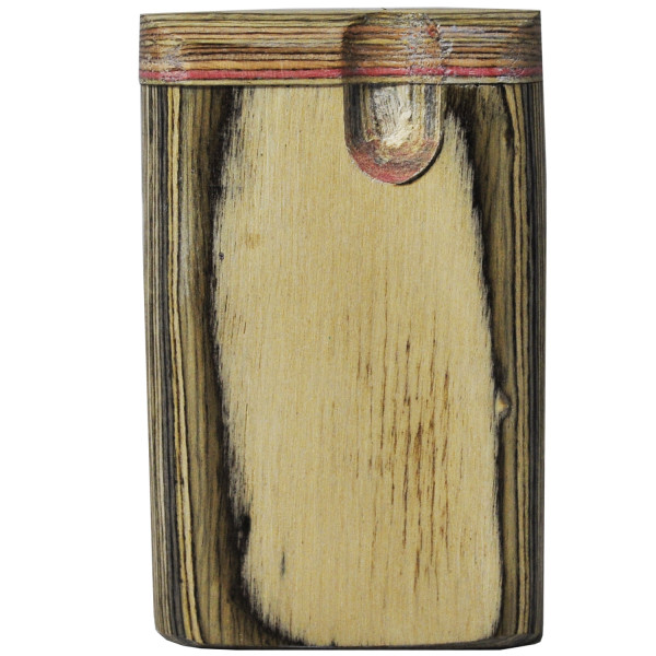 Tobacco Wood Box 3" Wood Color Plain